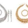 Punk Exaggerated Big Round Bead Trendy Retro CCB Chain Clavicle Necklace