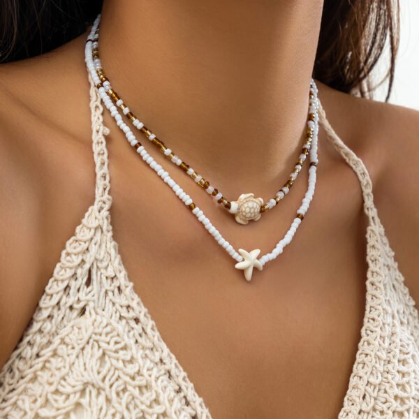 Starfish Shell Necklace For Women Necklace