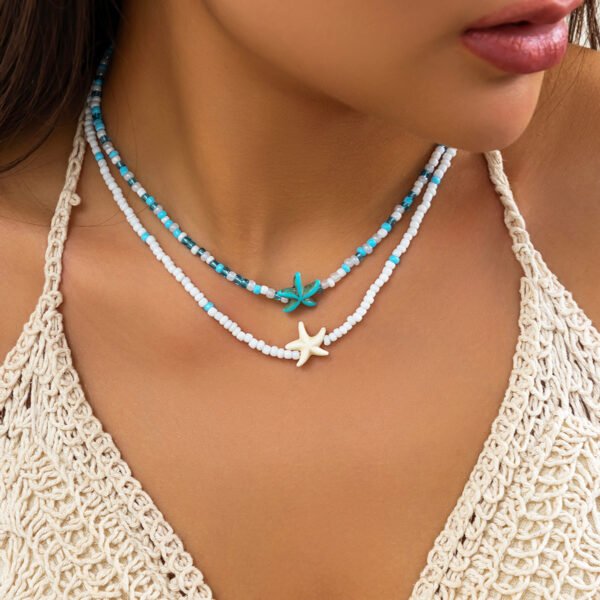 Starfish Shell Necklace For Women Necklace