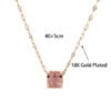 18K Titanium Steel Ladies Clavicle Chain Jewelry