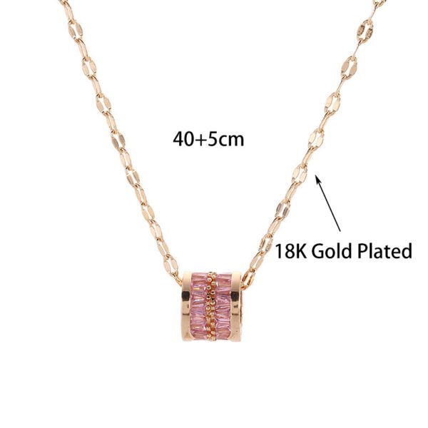 18K Titanium Steel Ladies Clavicle Chain Jewelry