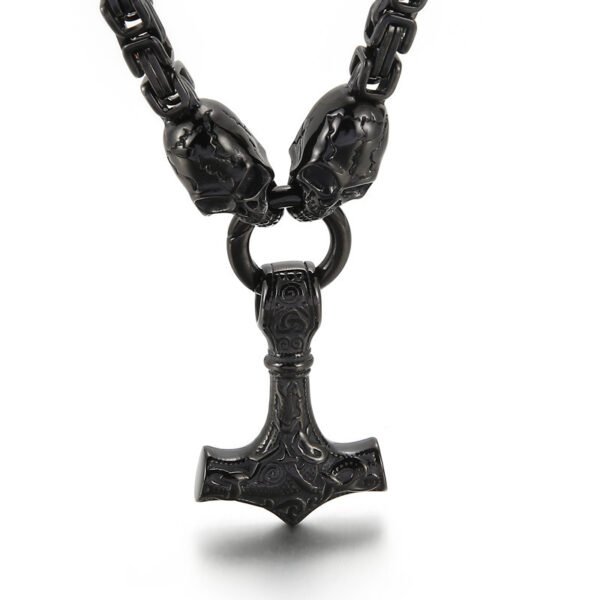 Men's Titanium Steel Skull Necklace
