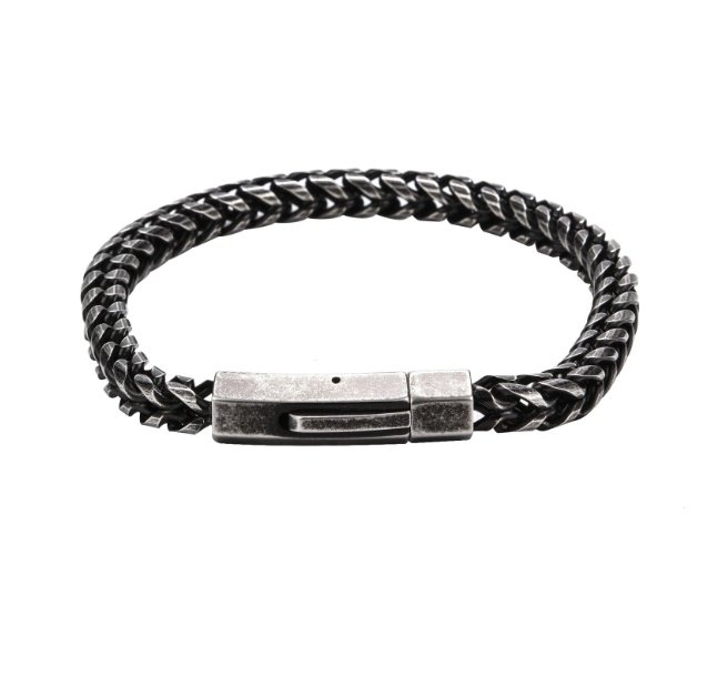 1166694504002.jpg 316L Stainless Steel Four-sided Grinding Chain Bracelet