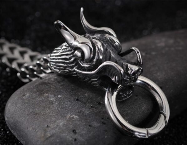 Men's Domineering Double Dragon Bracelet