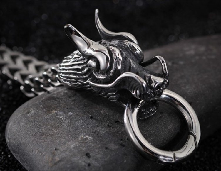 1204742654803.jpg Men's Domineering Double Dragon Bracelet