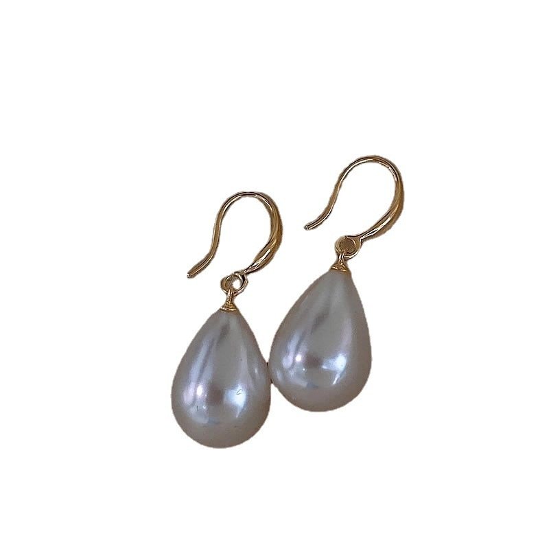 Water Drop Pearl Earrings For Women Niche Design