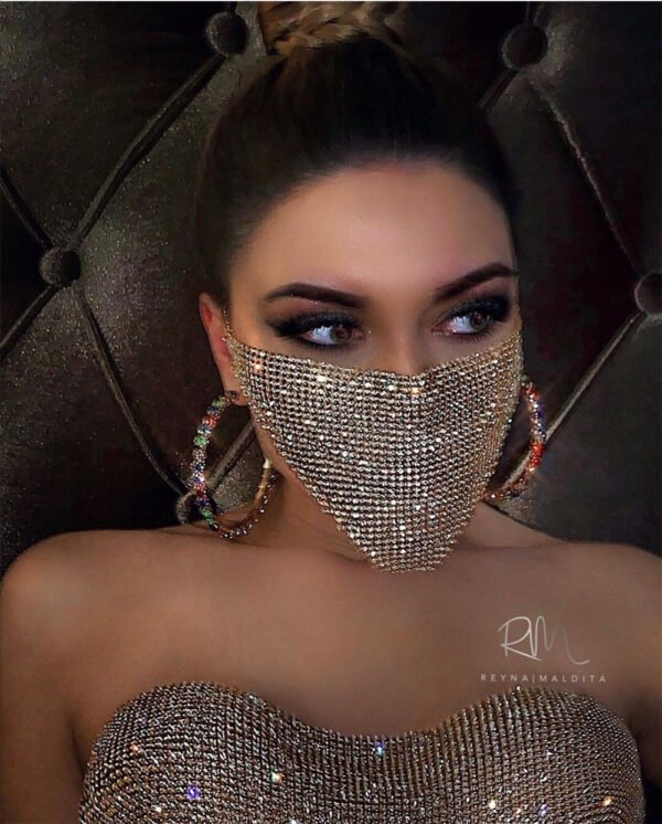 Explosive Metal  Jewelry Mask