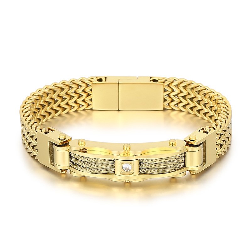 14901551-4040-4d8f-ae68-9740f3dccbc9.jpg Fashion Creative New Gold Stainless Steel Men's Bracelet