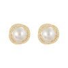 925 Silver Needle Retro Simple Pearl Earrings