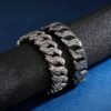 Exaggerated Wide Personality Retro Pattern Stainless Steel Bracelet