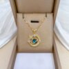 Dream Planet Necklace Stainless Steel Blue Butterfly