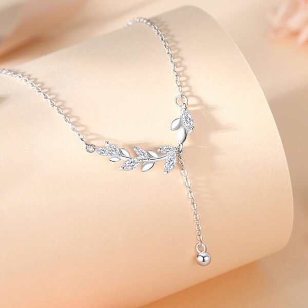 1c78720c-93cd-4f04-8a8a-a3180898819b-2.jpg S925 Sterling Silver Wheat Necklace Leaf Tassel