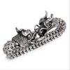 Men's Domineering Double Dragon Bracelet