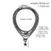 Black Suit Necklace Sweet Cool Peach Heart Halloween Ornaments Necklace For Women
