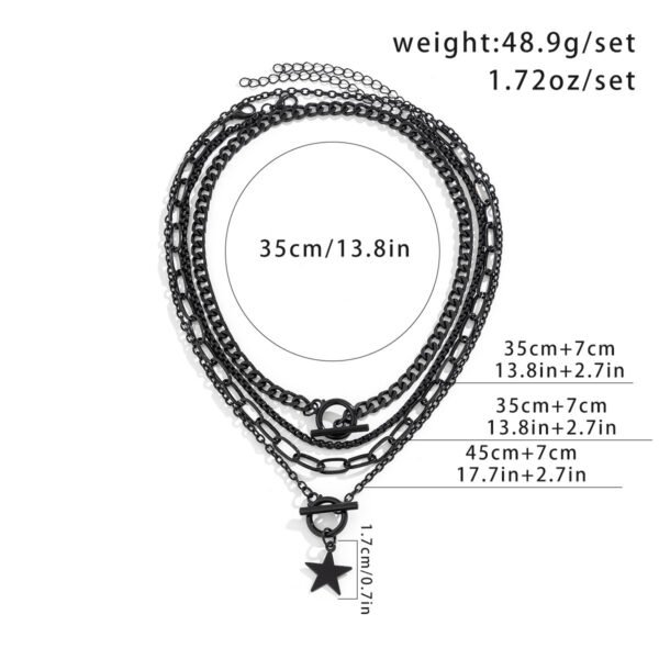 Black Suit Necklace Sweet Cool Peach Heart Halloween Ornaments Necklace For Women