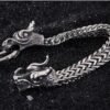 Men's Domineering Double Dragon Bracelet