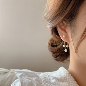 Fashion Pearl Tassels With Two Earrings