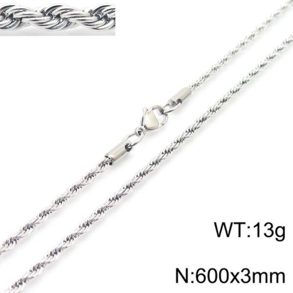 Stainless Steel Cross Shelf Skull Pendant Necklace