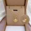 A Necklace Full Of Diamond Microencrusted Zircon Wisps Empty Shell Pearls