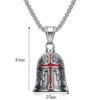 Stainless Steel Motorcycle Style Men's Pendant Feather Wings