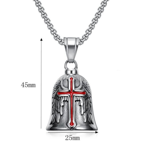 405b89e4-519e-4a34-8f7a-1d27823cee7c.jpg Stainless Steel Motorcycle Style Men's Pendant Feather Wings