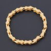 Zircon Locomotive Chain Hip Hop Bracelet Men And Women Personality Cuban Chain