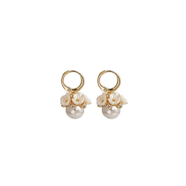 46dcebb4-53ef-4611-9798-702142541bda.jpg S925 Silver Needle Korean Shell Flower Basket Pearl Earrings