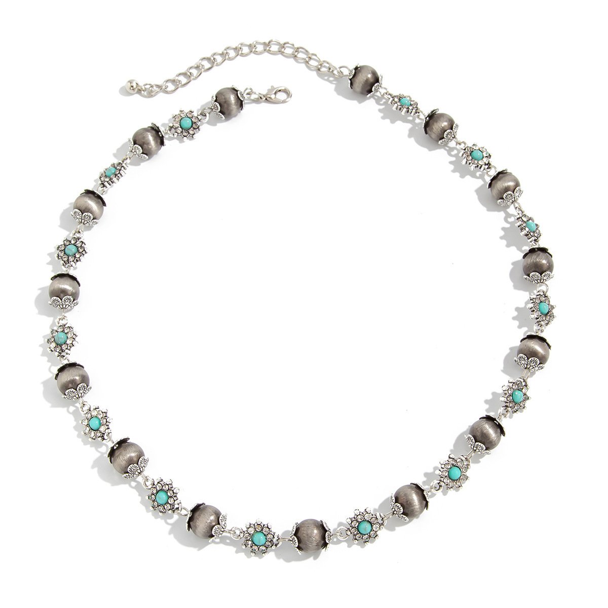 High-grade Diamond-embedded Small Flower Clavicle Chain