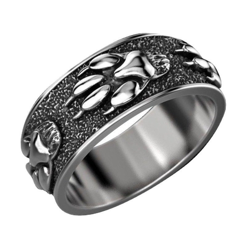 4f9ec342-7184-4ec8-846b-67db9543fbef.jpg Fashion Vintage Titanium Steel Ring