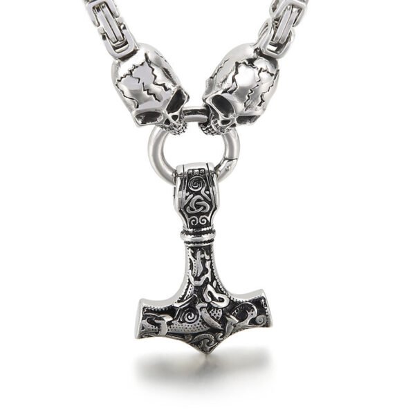 Men's Titanium Steel Skull Necklace