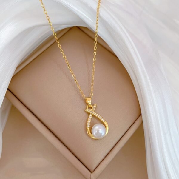 51736e37-95ca-48ae-a268-7b56605fa750.jpg Necklace Women's Copper Micro Inlaid Real Gold Electroplating Ins