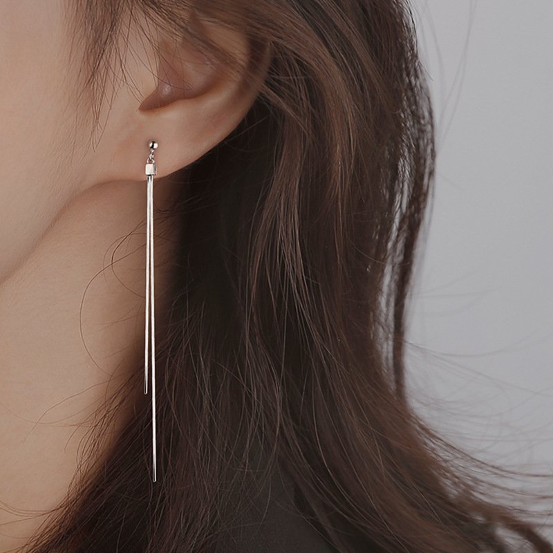530b7ad9-525b-45ee-aef0-eac92e6d91fa.jpg S925 Tassel New Earrings Feminine Long Stud Ear Thread