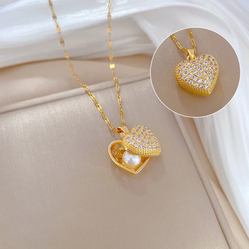 55163d5d-13e5-431a-ab0c-524bbc2eb182.jpg Xiaohongshu New Loving Heart Zircon Necklace For Women