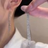 Starry Long Fringe Earrings Women's Anti-lost