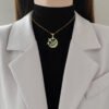Dream Planet Necklace Stainless Steel Blue Butterfly