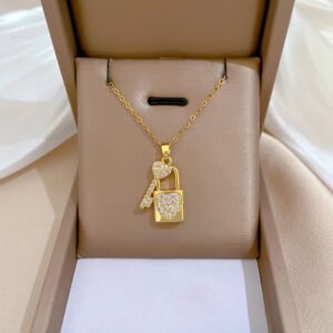 Women's All-match Clavicle Chain Titanium Steel