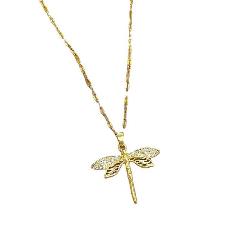 Women's Fashion Skein Empty Dragonfly Necklace