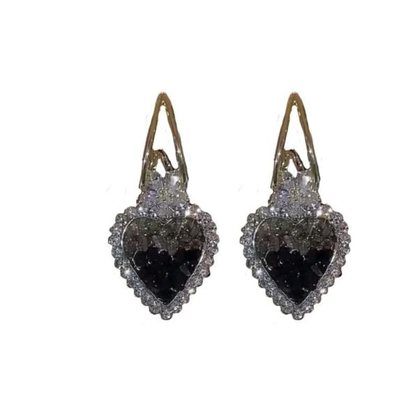 681979a6-cd40-49f7-9720-224601705c27-1.jpg Green Crystal Love Heart Earrings New Trendy Temperamental Minority High Sense Female