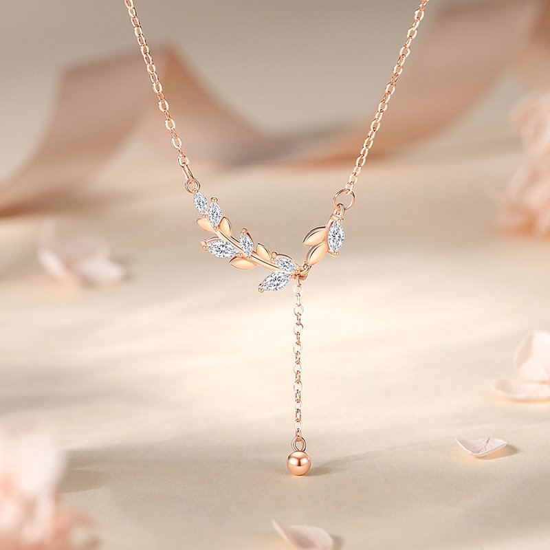 69f83012-2e1d-4723-ac2d-673938fa8ef5-2.jpg S925 Sterling Silver Wheat Necklace Leaf Tassel