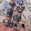 Europe And America Creative Dark Retro Butterfly Ring Fashion Hip Hop