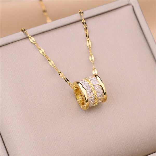 18K Titanium Steel Ladies Clavicle Chain Jewelry