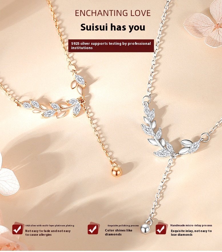 724d1d84-f3df-4f47-a0e8-1e9ad863ba31-1.jpg S925 Sterling Silver Wheat Necklace Leaf Tassel