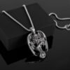 Men's Stainless Steel Retro Pendant Sweater Chain