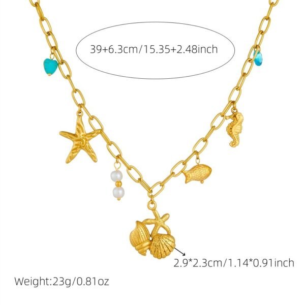 Marine Element Stainless Steel Necklace