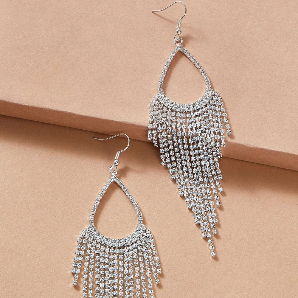 852e5d28-fc3c-4d07-807c-6e37af8b0b1e.jpg Bohemian Tassel Shiny Long Rhinestone-encrusted Earrings