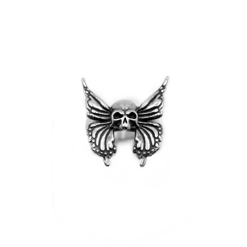 Europe And America Creative Dark Retro Butterfly Ring Fashion Hip Hop
