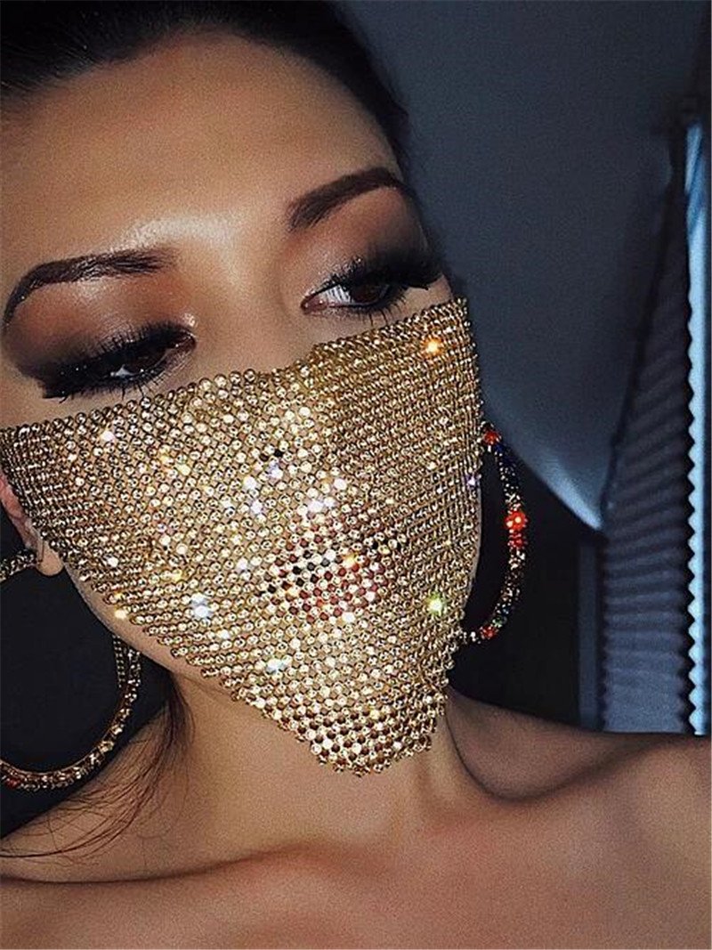 Explosive Metal  Jewelry Mask