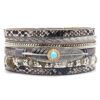 Women's Vintage Feather Bracelet Trendy Unique Turquoise