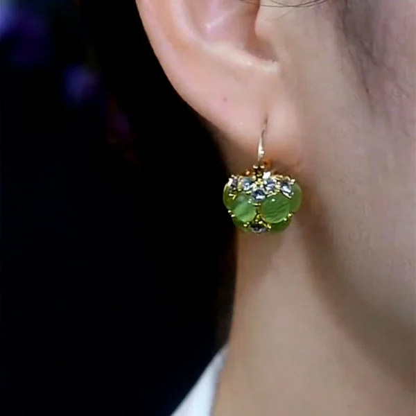 Affordable Luxury Style Niche Temperament Pearl Ball Cabas Earrings