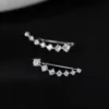 Sterling Silver Zircon Diamond Crawlers